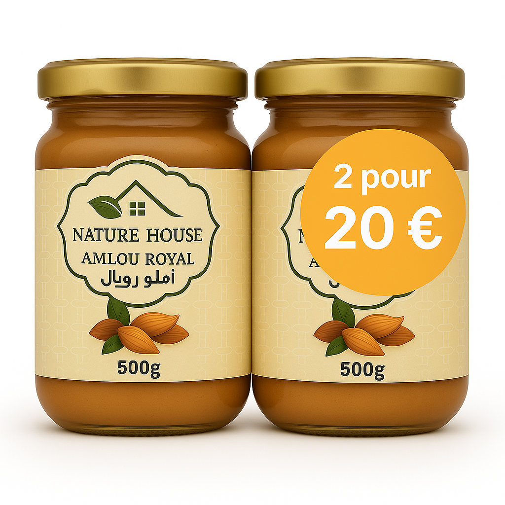 Pack Promo – 2 Pots d’Amlou 500g.